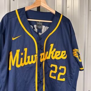 Milwaukee Brewers Christian Yelich NWT 50th Anniversary Nike 48 XL Jersey